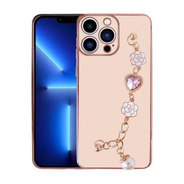 Apple iPhone 14 Pro Max Kılıf El Tutamaçlı Taka Silikon Kılıf - Resim 4