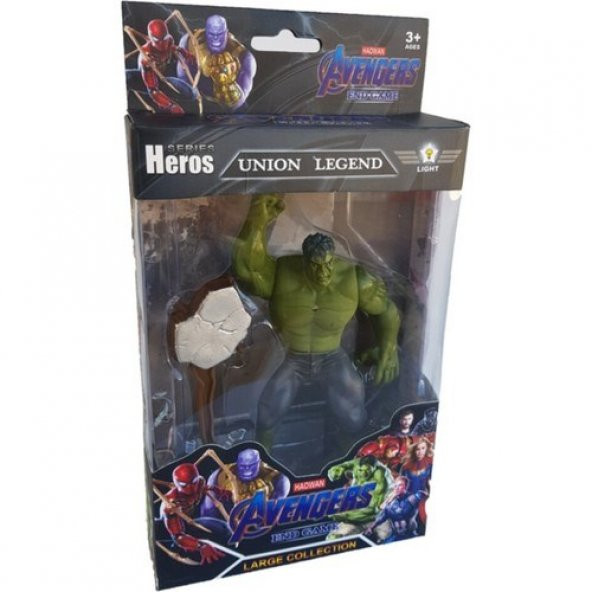 Hulk Marvel Süper Kahramanlar Işıklı Figür