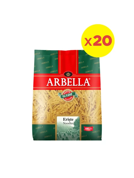 Arbella Erişte 500 gr x 20 Adet ürün görseli