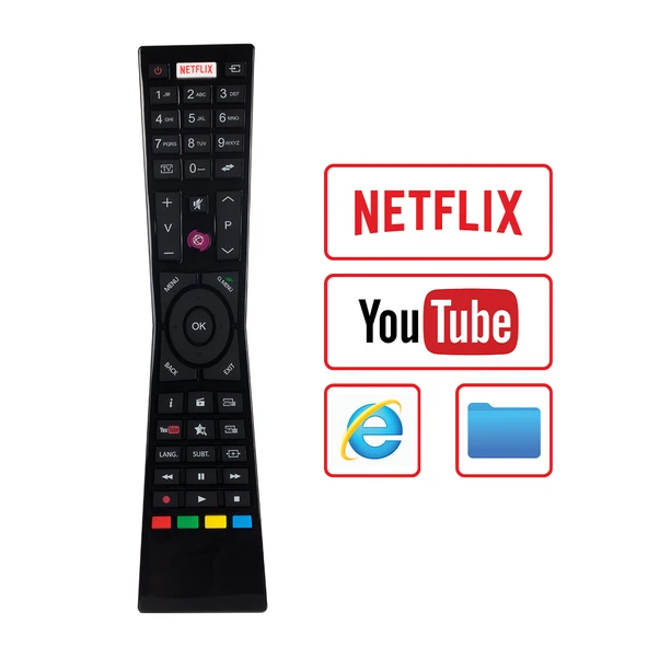 WEKO KL RM-C3184 VESTEL JVC NETFLIX-YOUTUBE TUŞLU LCD LED TV KUMANDA (RCA2-49101*SRC-4916) (40170=18329)