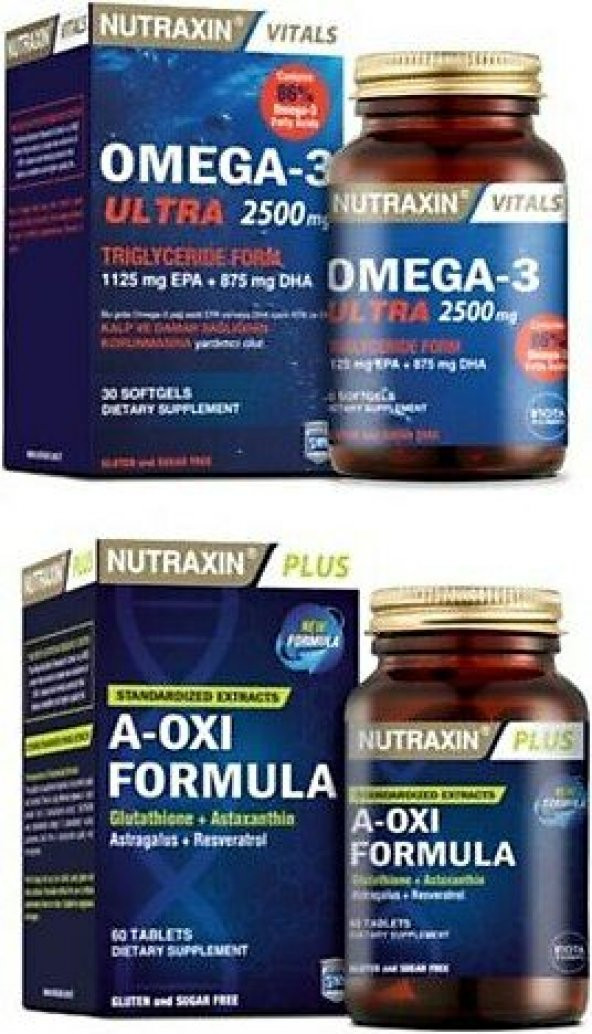 Oxi-Omega Omega 3 Multivitamin ve Mineral 30 Softgel