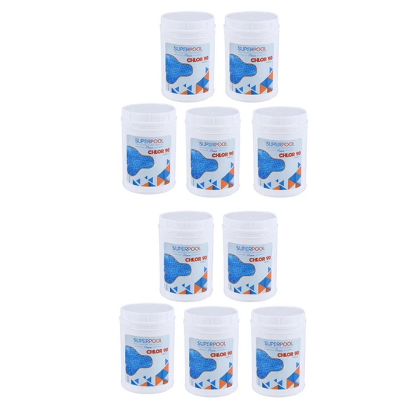 SPP Superpool Superchlor 90 TB %90 Premium Tablet Klor 1 KG 50 Adet Havuz Kimyasalı ürün görseli