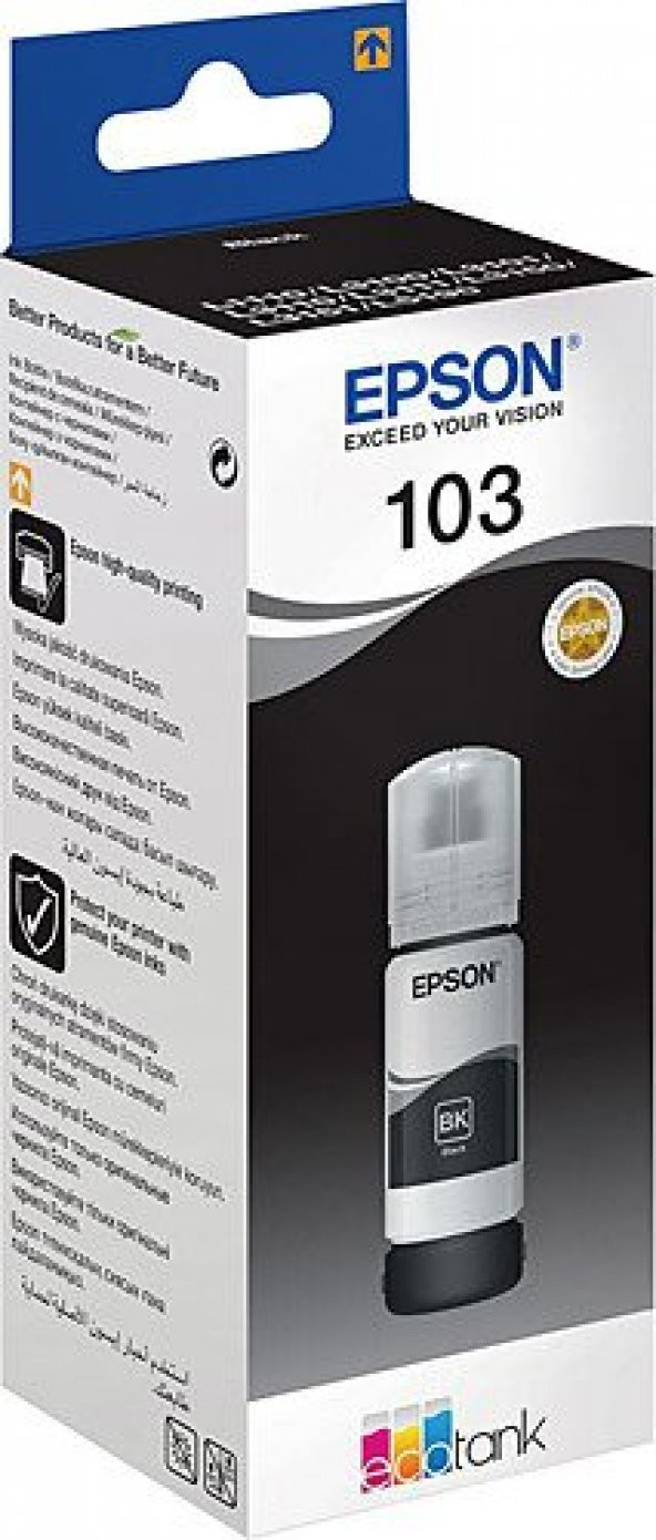 Epson T103 Kartuş Siyah (Black) 65 ml C13T00S14A