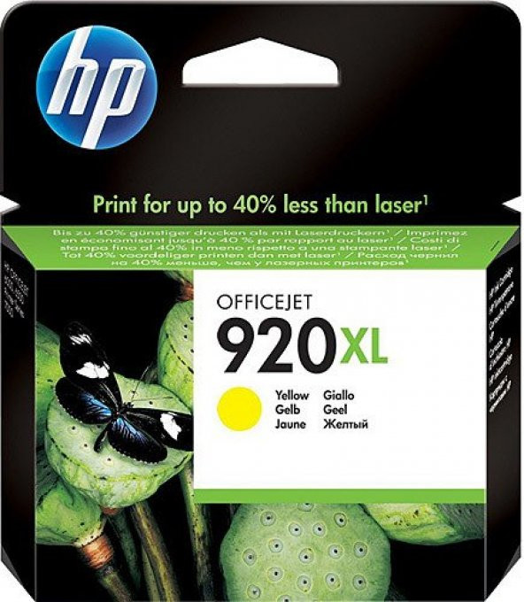 HP 920XL Sarı (Yellow) Kartuş CD974AE