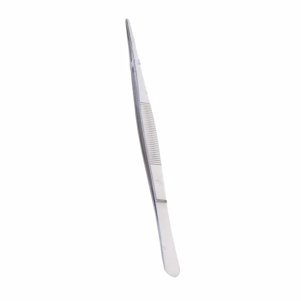 Paslanmaz Çelik Düz Uçlu Bitki Cımbızı Bitki Maşası 25 cm - 4