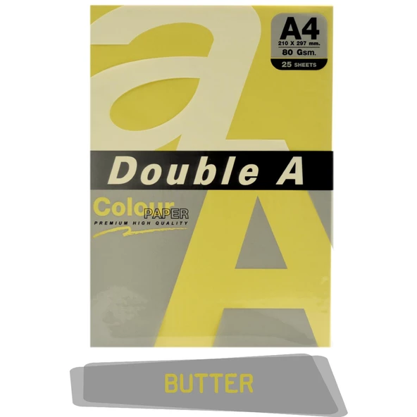 Double A Renkli Fotokopi Kağıdı 25 Li A4 80 gr