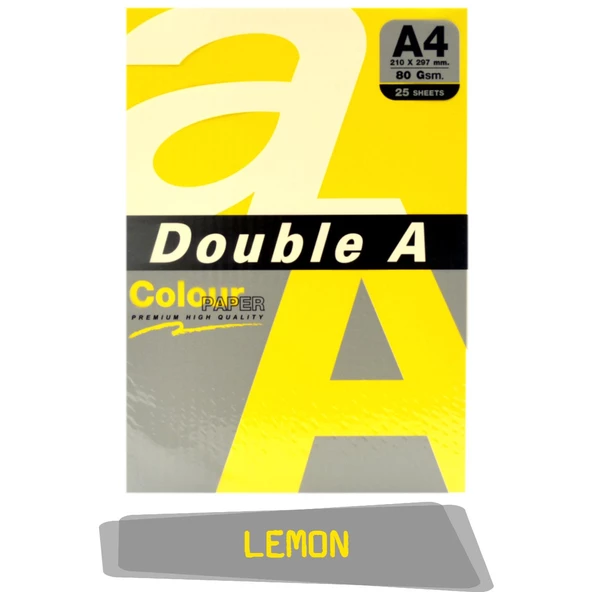 Double A Renkli Fotokopi Kağıdı 25 Li A4 80 gr - 10