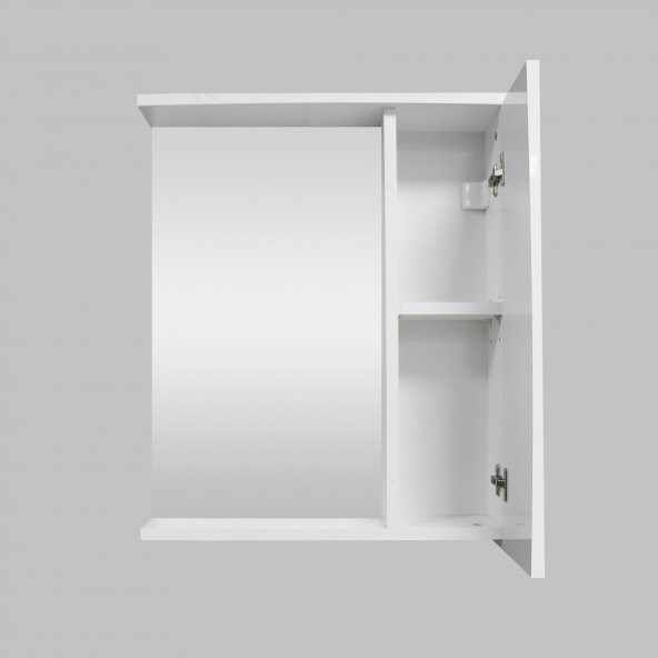 Karen Banyo Koza Banyo Dolabı Seti, 60 Cm Beyaz, Lavabo Dahil - 7