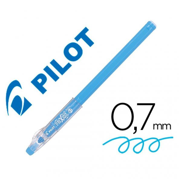 Pilot Frixion Ball Stick Roller Silinebilir Jel Kalem 0.7 mm Turkuaz F16-LB - 2