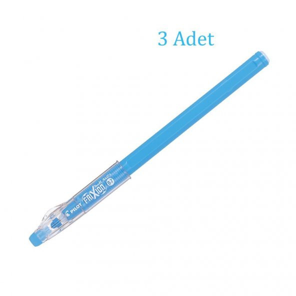 Pilot Frixion Ball Stick Roller Silinebilir Jel Kalem 0.7 mm Turkuaz F16-LB 3 Adet