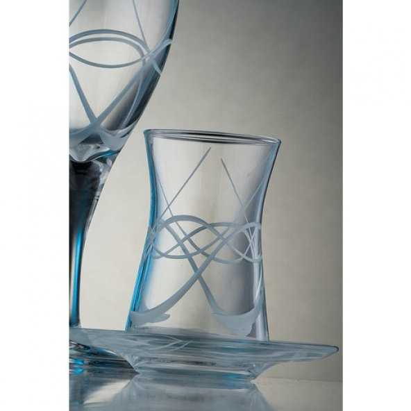 Kcd Gardenya 6 Kişilik 12 Parça Çay Bardak Seti - Resim 2