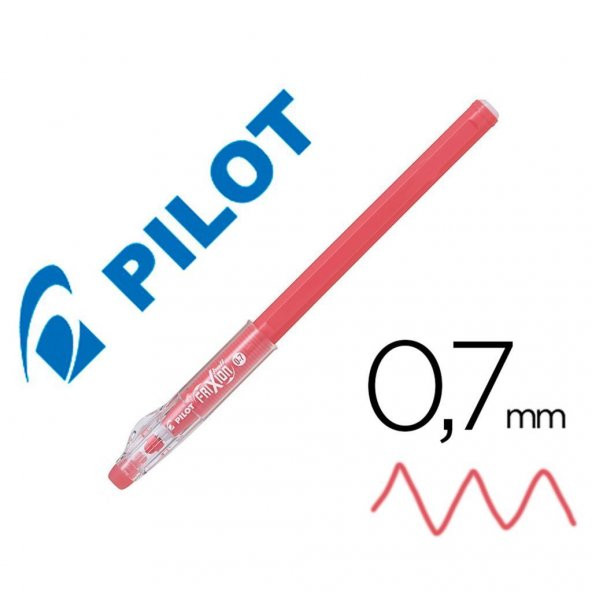 Pilot Frixion Ball Stick Roller Silinebilir Jel Kalem 0.7 mm Mercan F06-CP - 2