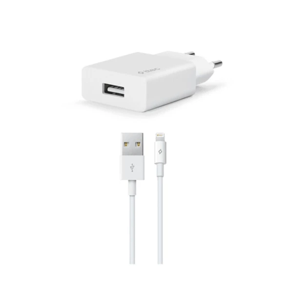 Ttec İphone 12 Pro Smart Fast Charger 2.1A Seyahat Şarj Aleti + Lightning USB Kablo