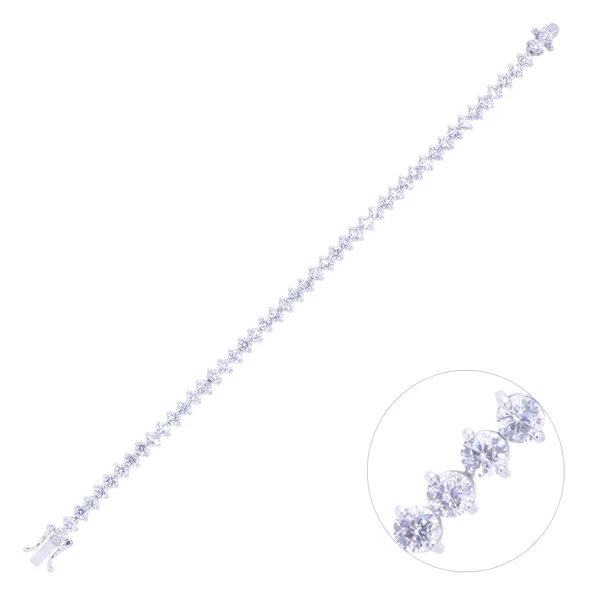 Nusnus Gümüş Bileklik ZRK 2200 Su Yolu Model 10 gr ürün görseli 1