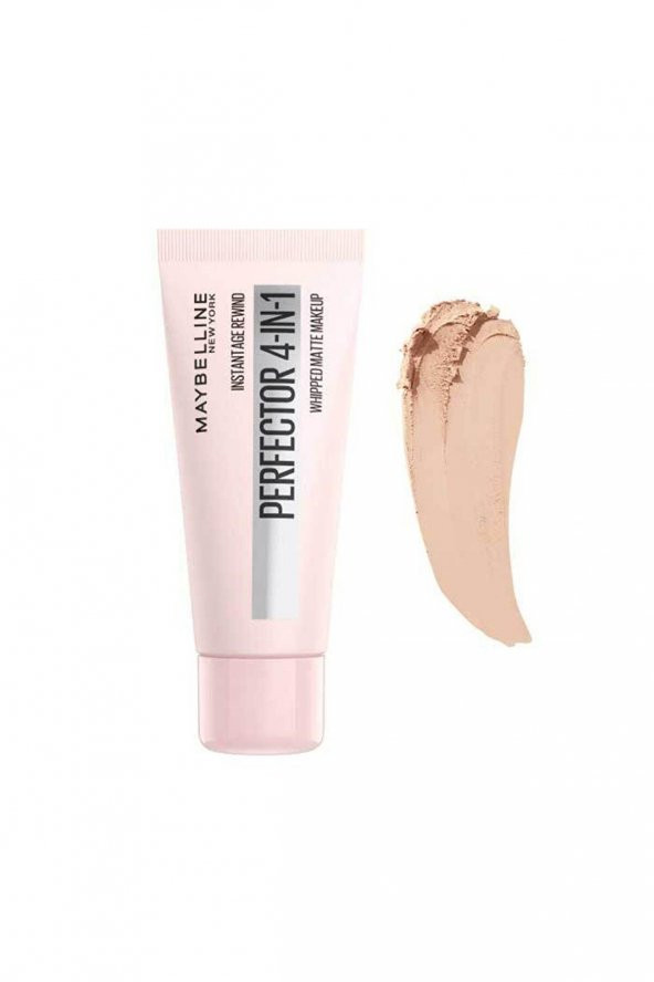 Maybelline New York Perfector 4in1 Whipped Make Up 02 Light Medium 3600531639600