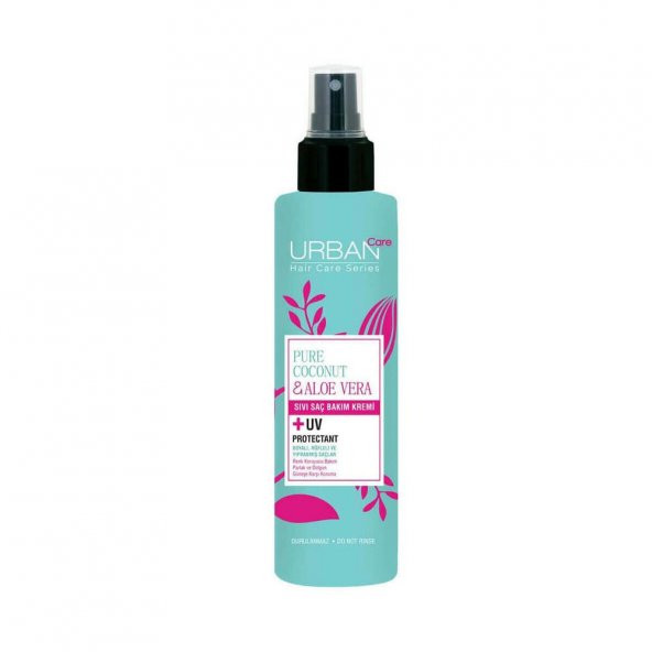 Urban Care Pure Coconut&aloe Vera Boyalı Saçlar Özel Renk Koruyucu Sıvı Saç Bakım Kremi Vegan 200 ml