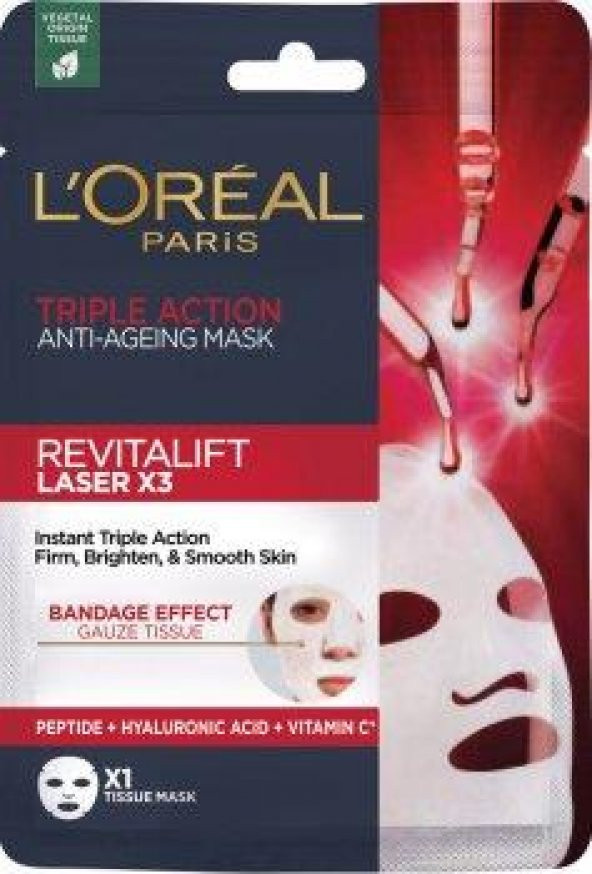 Loreal Paris Revitalift Lazer X3 Yaşlanma Karşıtı Maske