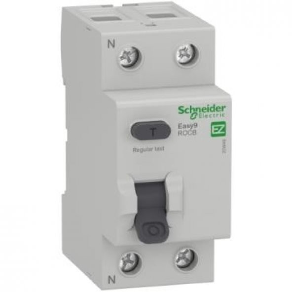 Schneider EZ9R63240, 40 Amper, 300mA, Monofaze, Kaçak Akım Koruma Rölesi, 2 Kutuplu (1 Faz+Nötr), Tip AC