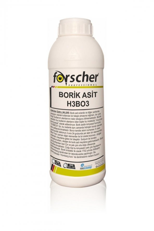 Borik Asit Technical Grade Powder 1 Kg
