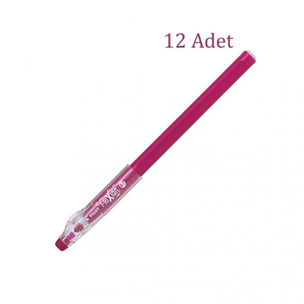 Pilot Frixion Ball Stick Roller Silinebilir Jel Kalem 0.7 mm Vişne F10-WR 12 Adet