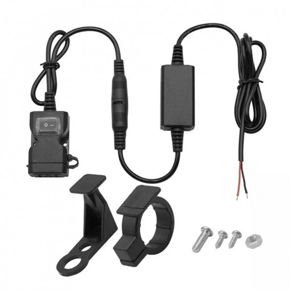 Motosiklet Usb Şarj Çift Port 12v Su Geçirmez - 2