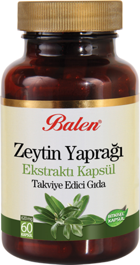 Balen Zeytin Yaprağı Ekstraktı Kapsül 500 Mg 60 Kapsül Balen - 1