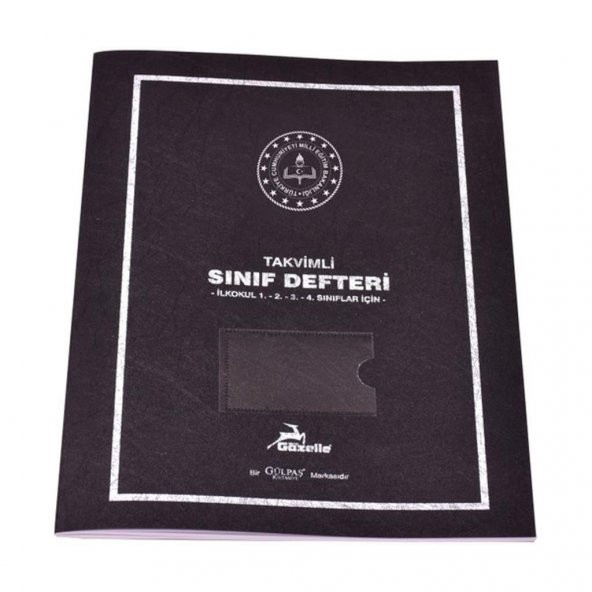 Gülpaş 390 Takvimli Sınıf Defteri Zımbalı Dikişli Plastik Kapak 25 x 35