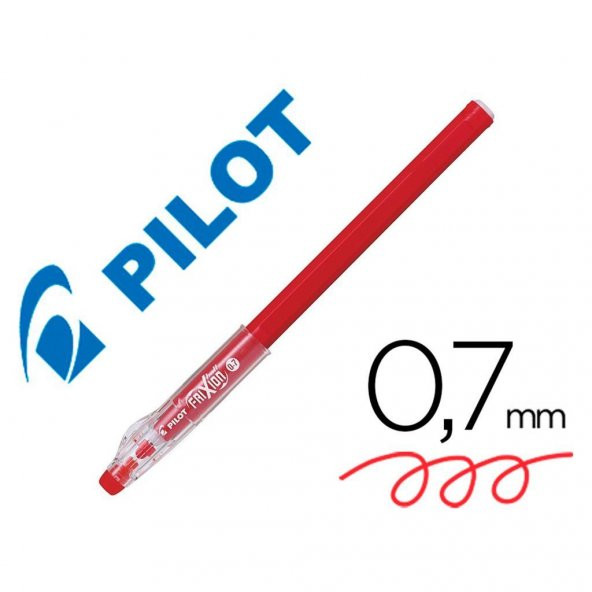 Pilot Frixion Ball Stick Roller Silinebilir Jel Kalem 0.7 mm Kırmızı F05-R 6 Adet - 2