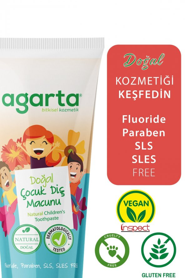 Doğal Çocuk Diş Macunu Çilekli 75 Ml / 100 Gr X 3 ADET - 3