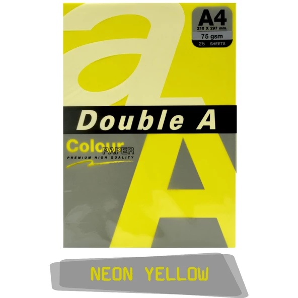Double A Renkli Fotokopi Kağıdı 25 Li A4 75 gr - 5