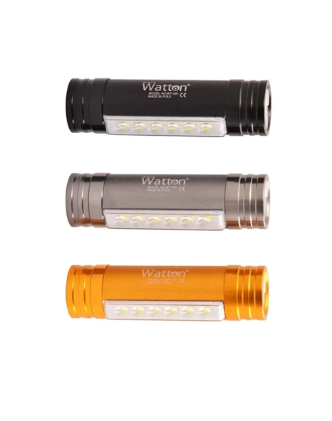 Watton WT-051 Powerbank Kafa Feneri - Resim 3