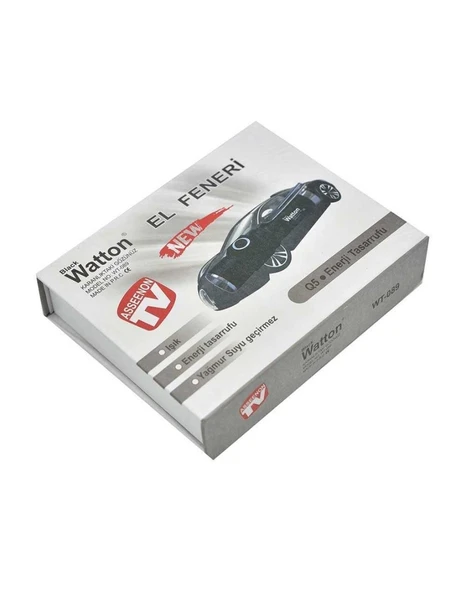 Watton WT-089 Güçlü Cep Feneri - Resim 6