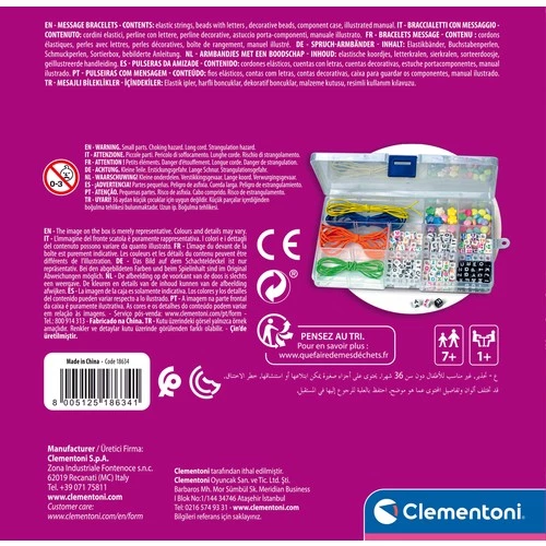 Clementoni Crazy Chic - Mesaj Bileklikler 18634 Lisanslı Ürün - 3