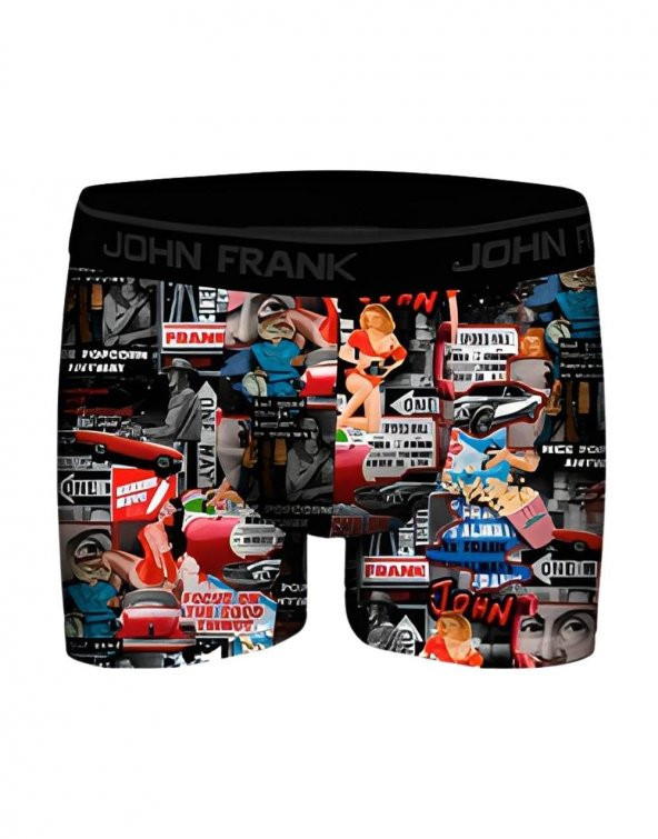 John Frank Dijital Erkek Boxer Movie