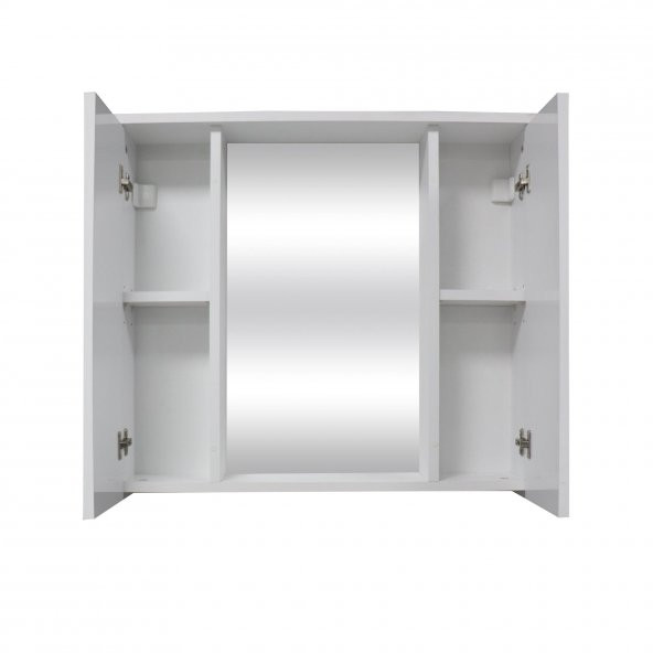 Karen Banyo Koza Banyo Dolabı Seti 80 Cm Beyaz Lavabo Dahil, Lavabolu 80 cm - 5