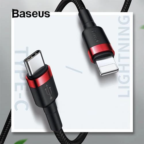 Baseus 18W 1 Metre Type-C To İPhone Lightning Şarj ve Data Kablosu, İpad ve İphone Ultra Hızlı Şarj - 4