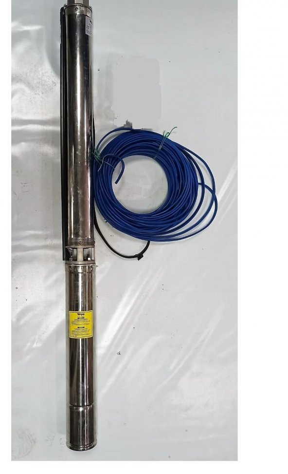 Impo Sk 404/10 Technoplast  Başlıklı Derin Kuyu  1 Hp Trifaze Motorlu 35 mt Kablolu  Dalgıç Pompa