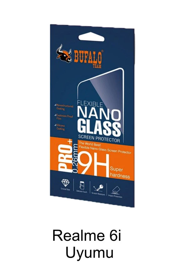 Realme 6i Uyumlu FlexiGlass Nano Ekran Koruyucu