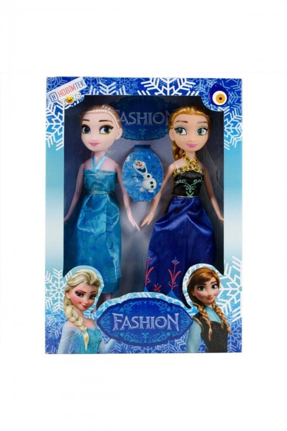 Frozen Elsa Fashion Elbiseli Oyuncak Bebek Seti 23 Cm