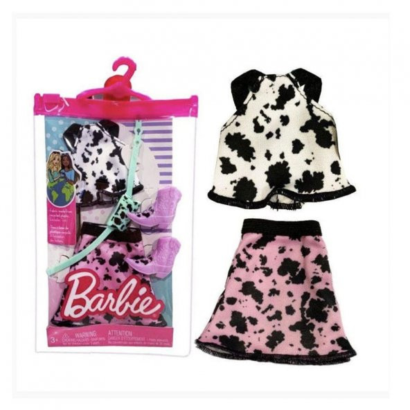 Barbie Moda Paketi Aksesuarlı Elbise GWC27-HJT18