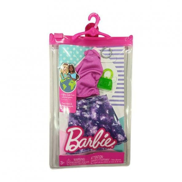 Barbie Moda Paketi Aksesuarlı Elbise GWC27-HJT19
