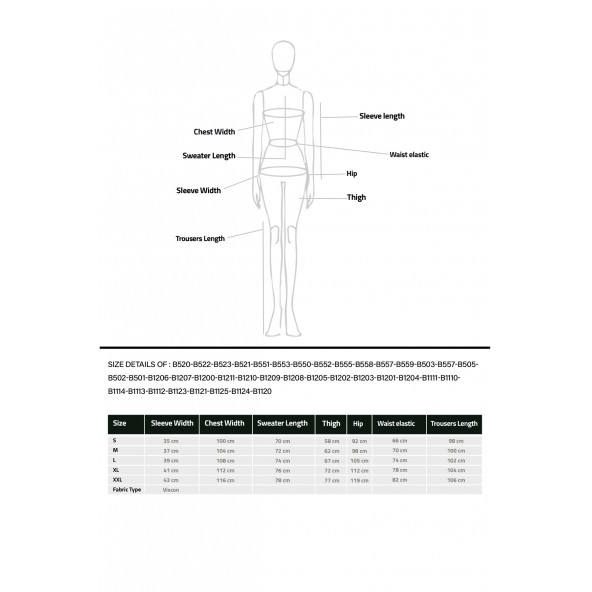 Önden Düğmeli Blackmore 1200 2 li Mürdüm Renk Kadın Pijama Takımı - Resim 4