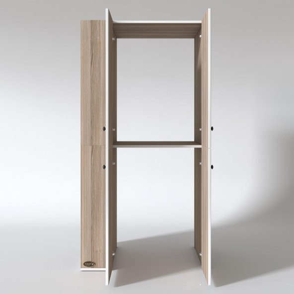 Kenzlife Çamaşır-Kurutma Makinesi Dolabı Kapaklı Fedyenka Sol Crd 180*090*60 Banyo Arkalıksız - 3