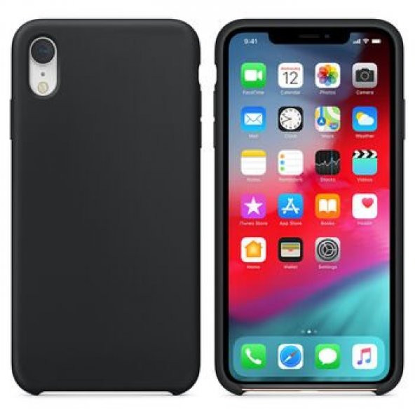 IPHONE XR RUBBER SİLİKON KILIF ARKA KAPAK