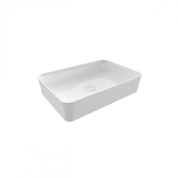 Bocchi Sottile Slim Tezgahüstü Lavabo 55x38 Beyaz 1476-001-0125