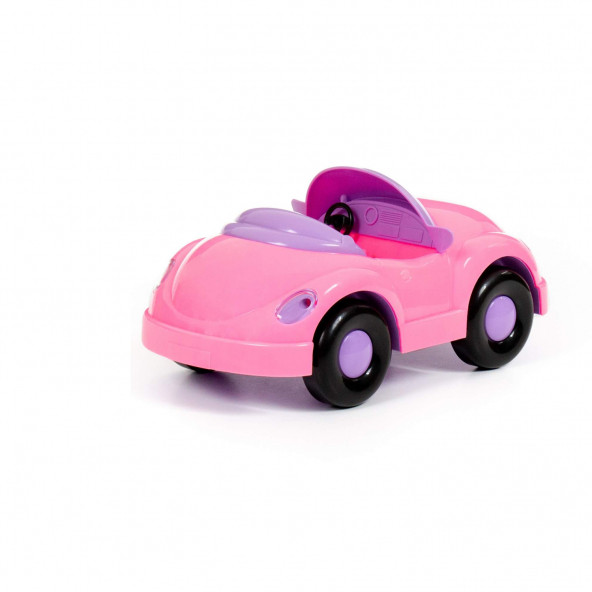 Oyuncak Araba Sevimli Araba Pembe Sürtmeli 25 Cm - 3
