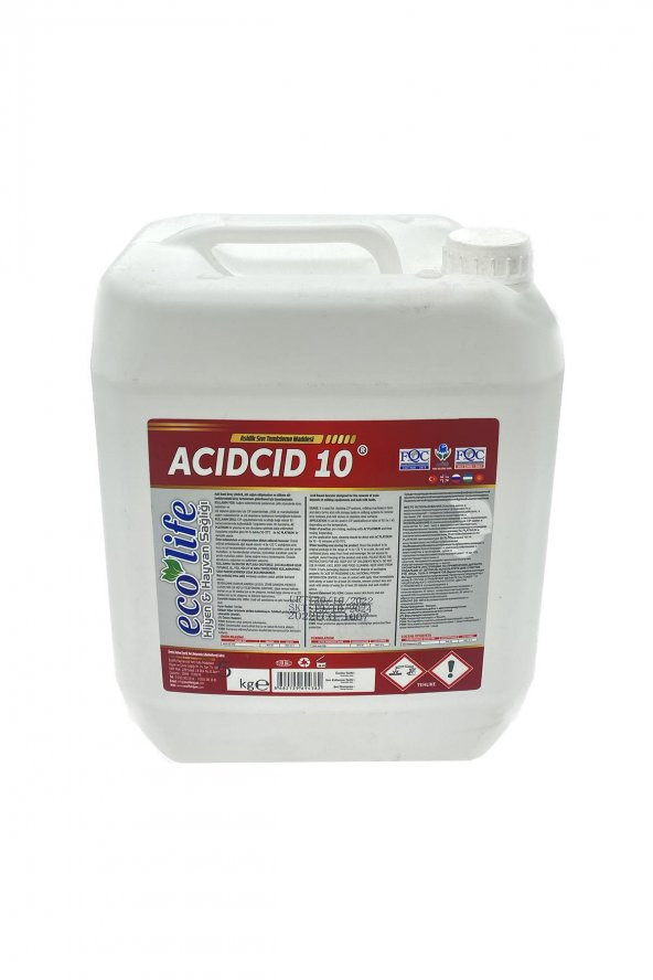 Asidik Temizleme Sıvısı 5 Litre - 2