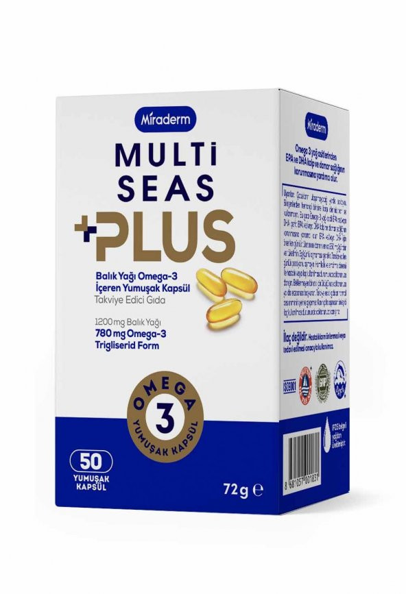 Miraderm MULTİ SEAS PLUS OMEGA 3 1200 MG