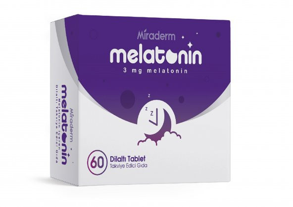 Miraderm  MELATONİN DİL ALTI 60 TB