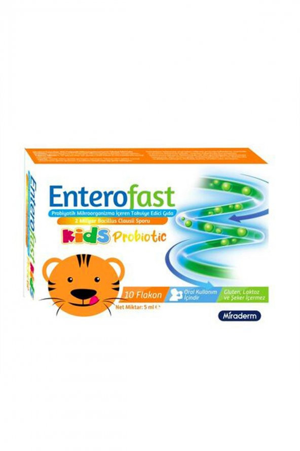 Miraderm Enterofast Kids Probiotic 10 Flakon